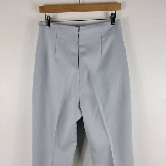 Elliatt Harmony Pintuck Ruffle Pocket High Waist Slim Straight Ankle Pants - Picture 6 of 14